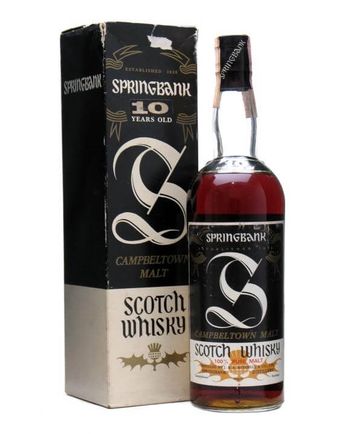 Springbank 10 Jahre alt Sherry Cask Bottled 1970s