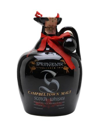 Springbank Black Ceramic 12 Jahre alt Bottled 1980s