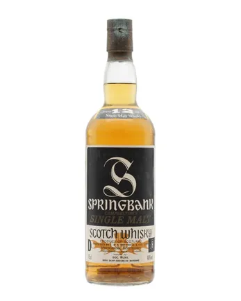 Springbank 12 Jahre alt Bottled 1980s