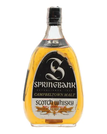 Springbank 15 Jahre alt Bottled 1970s