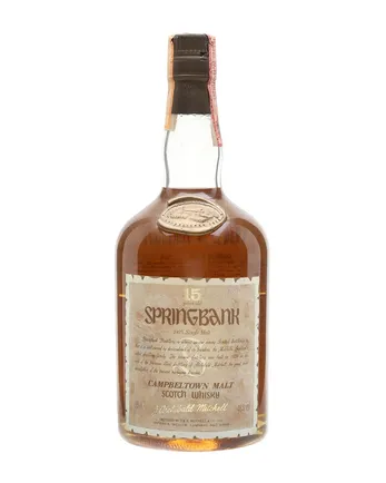 Springbank 15 Jahre alt Bottled 1980s 75cl