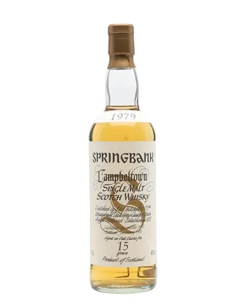 Springbank 1979 15 Jahre alt White Label