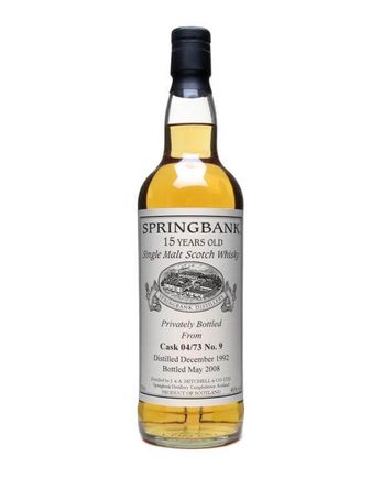 Springbank 1992 15 Jahre alt 04 73 No.9