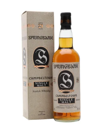 Springbank 21 Jahre alt Bottled 1990s