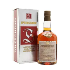Springbank 21 Year Old / Dumpy Bottle / Bottled 1990s