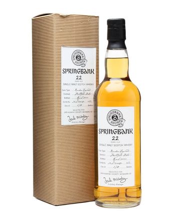Springbank 22 Jahre alt Committee Bottling