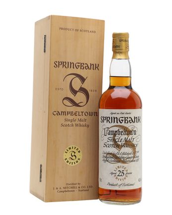 Springbank 25 Jahre alt Millennium Edition