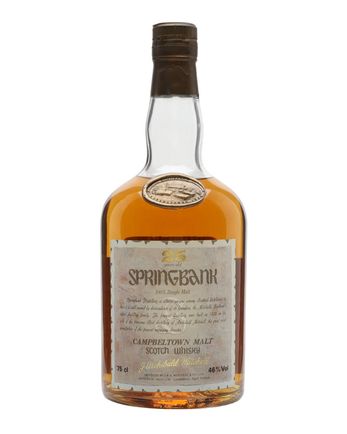 Springbank 25 Jahre alt Bottled 1980's