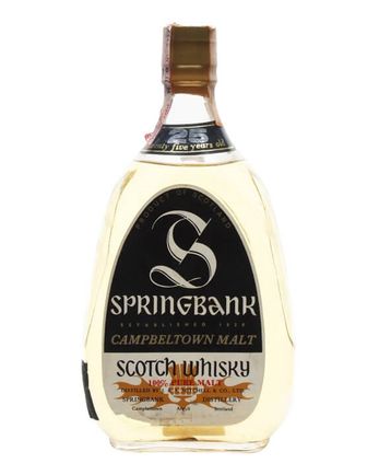 Springbank 25 Jahre alt Pear Shape Bottle