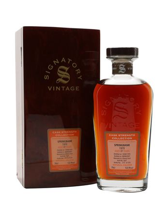 Springbank 1970 37 Jahre alt Sherry Butt Signatory Cask Strength Collection