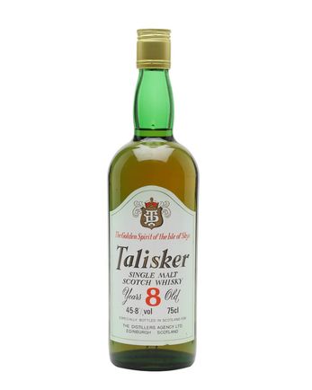 Talisker 8 Jahre alt DT Label Bottled 1980s