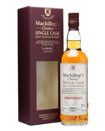Tomintoul 1981 29 Jahre alt Cask #5961 Mackillop's