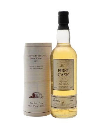 Teaninich 1981 16 Jahre alt First Cask