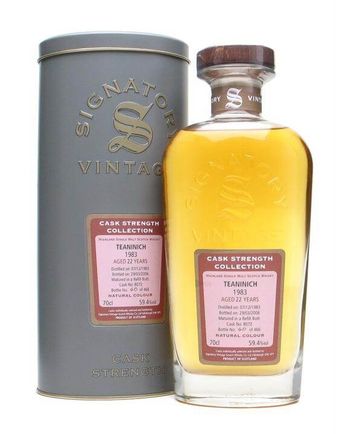 Teaninich 1983 22 Jahre alt Cask # 8072 Signatory Cask Strength Collection