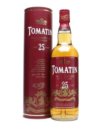 Tomatin 25 Jahre alt red label