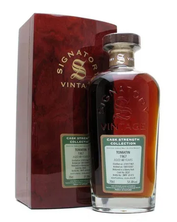 Tomatin 1967 40 Jahre alt Signatory Cask Strength Collection