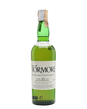 Tormore 10 Jahre alt Bottled 1980s Green Bottle