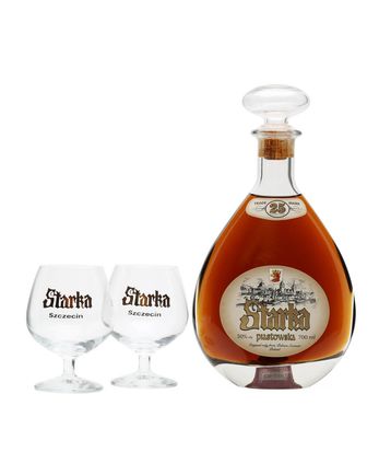 Starka Piastowska 25 Jahre alt Vodka Glass Pack