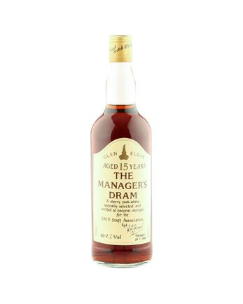 Glen Elgin 15 Jahre alt Manager's Dram
