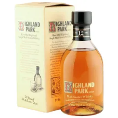 Highland Park 12 Year Old, Seventies Bottling with Box