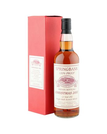 Springbank 12 Jahre alt Christmas 2002